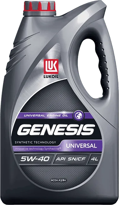 Моторное масло Lukoil GENESIS UNIVERSAL 5W-40 4 литра Моторное масло Lukoil GENESIS UNIVERSAL 5W-40 4 литра