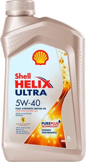 Моторное масло SHELL Helix Ultra 5W-40 1 литр