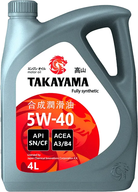 Моторное масло TAKAYAMA SAE 5W-40 4 литра Моторное масло TAKAYAMA SAE 5W-40 4 литра