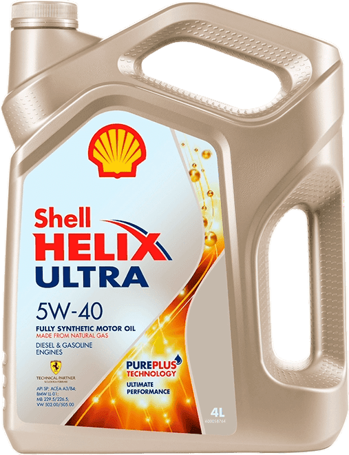 Моторное масло SHELL Helix Ultra 5W-40 4 литра