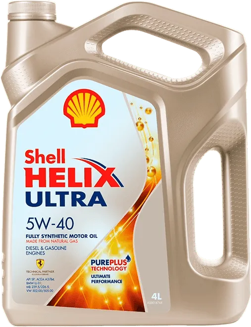 Моторное масло SHELL Helix Ultra 5W-40 4 литра