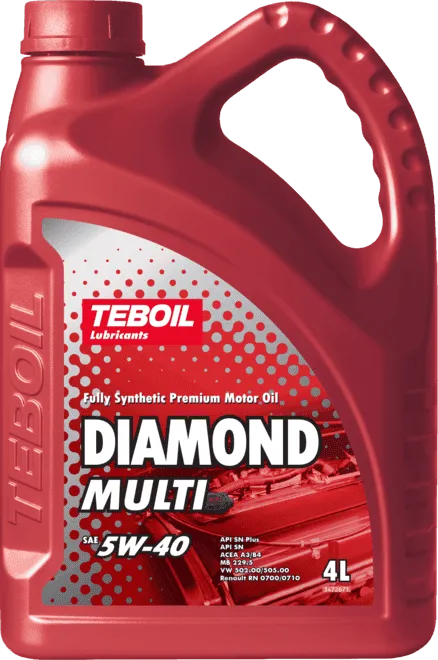 Моторное масло Teboil Diamond Multi 5W-40 4 литра Моторное масло Teboil Diamond Multi 5W-40 4 литра