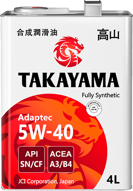 Моторное масло TAKAYAMA ADAPTEC 5W-40 4 литра