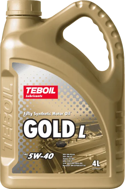 Моторное масло Teboil GOLD L 5W-40 4 литра Моторное масло Teboil GOLD L 5W-40 4 литра