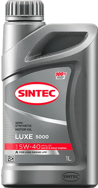 Моторное масло SINTEC LUXE 5000 5W-40 1 литр