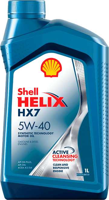 Моторное масло SHELL Helix HX7 5W-40 1 литр