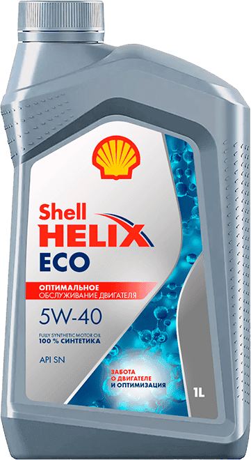 Моторное масло SHELL Helix ECO 5W-40 1 литр