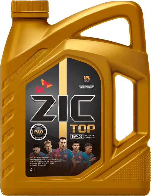 Моторное масло ZIC TOP 5W-40 4 литра Моторное масло ZIC TOP 5W-40 4 литра
