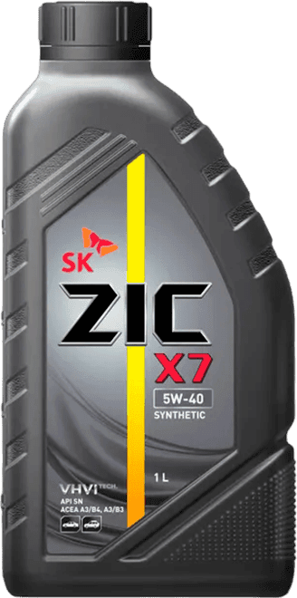 Моторное масло ZIC X7 5W-40 1 литр