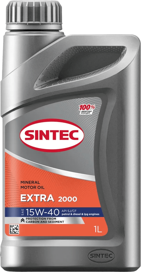 Моторное масло SINTEC Extra 2000 15W-40 1 литр