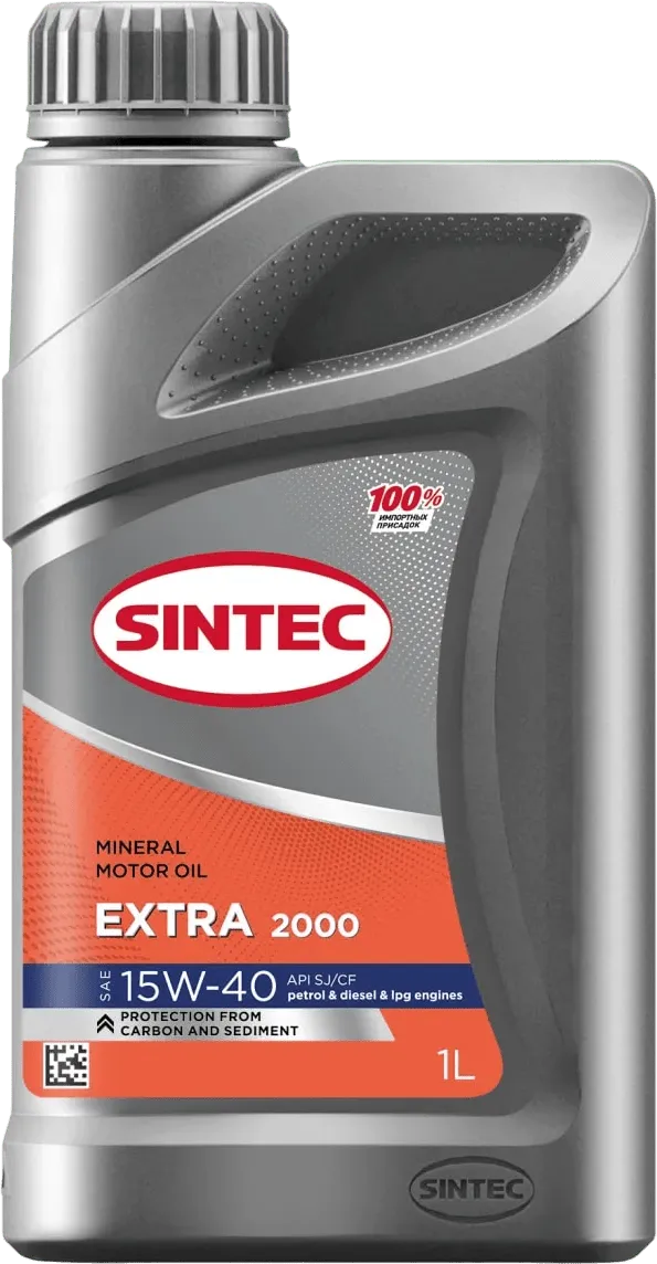Моторное масло SINTEC Extra 2000 15W-40 1 литр Моторное масло SINTEC Extra 2000 15W-40 1 литр