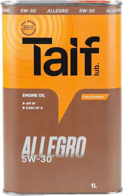 Моторное масло Taif Allegro 5W-30 1 литр Моторное масло Taif Allegro 5W-30 1 литр