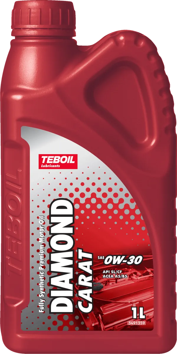 Моторное масло Teboil DIAMOND CARAT 0W-30 1 литр Моторное масло Teboil DIAMOND CARAT 0W-30 1 литр
