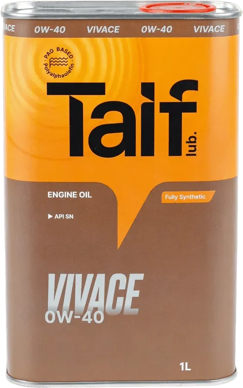 Моторное масло Taif Vivace 0W-40 1 литр Моторное масло Taif Vivace 0W-40 1 литр