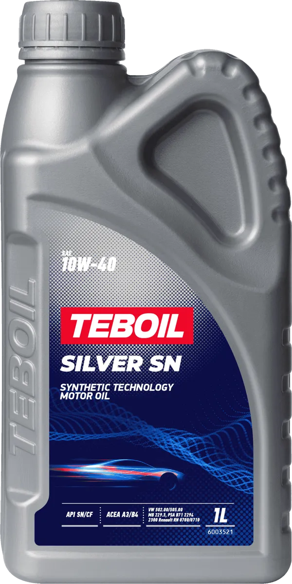 Моторное масло Teboil SILVER SN 10W-40 1 литр Моторное масло Teboil SILVER SN 10W-40 1 литр