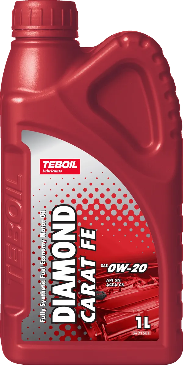 Моторное масло Teboil DIAMOND CARAT FE 0W-20 1 литр Моторное масло Teboil DIAMOND CARAT FE 0W-20 1 литр
