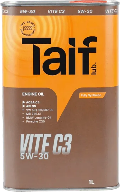Моторное масло Taif VITE C3 5W-30 1 литр Моторное масло Taif VITE C3 5W-30 1 литр