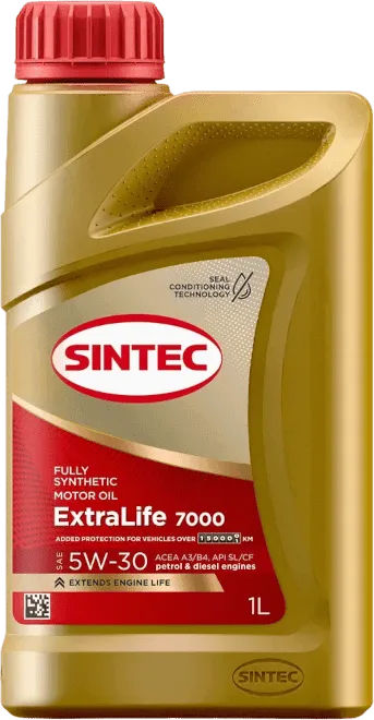 Моторное масло SINTEC EXTRALIFE 7000 5W-30 1 литр Моторное масло SINTEC EXTRALIFE 7000 5W-30 1 литр