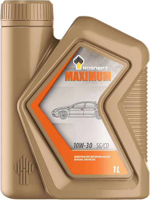 Моторное масло Rosneft Maximum 10W-30 1 литр