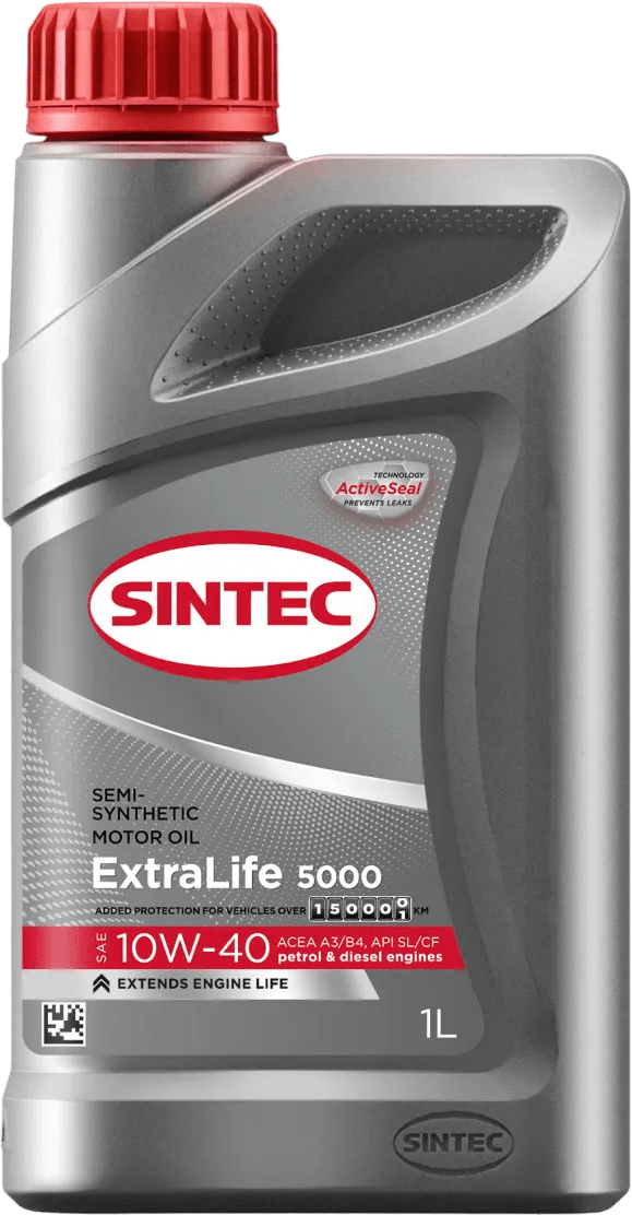 Моторное масло SINTEC EXTRALIFE 5000 10W-40 1 литр