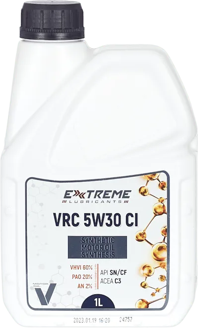 Моторное масло EXLINE EXTREME VRC CI 5W-30 1 литр Моторное масло EXLINE EXTREME VRC CI 5W-30 1 литр