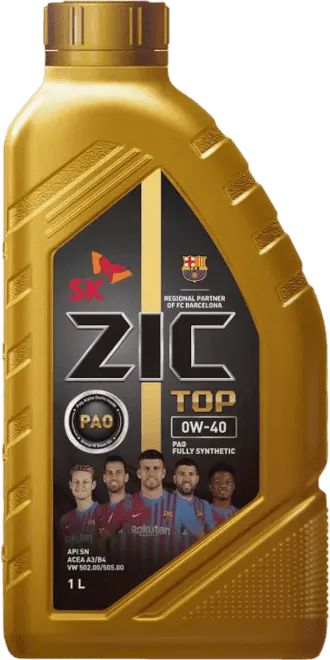Моторное масло ZIC TOP 0W-40 1 литр Моторное масло ZIC TOP 0W-40 1 литр