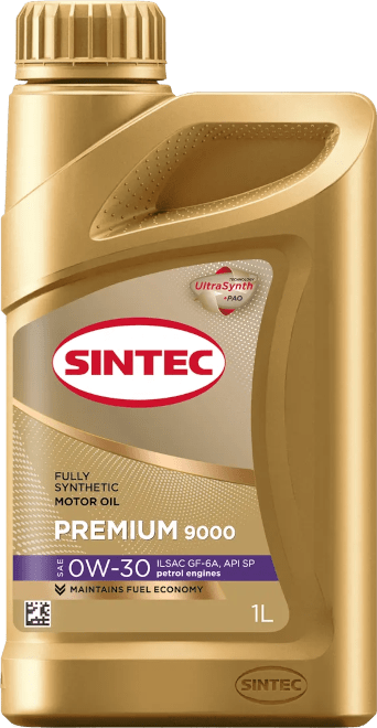 Моторное масло SINTEC Premium 9000 0W-30 1 литр