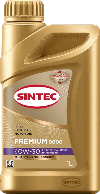 Моторное масло SINTEC Premium 9000 0W-30 1 литр