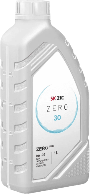 Моторное масло ZIC ZERO 30 0W-30 1 литр