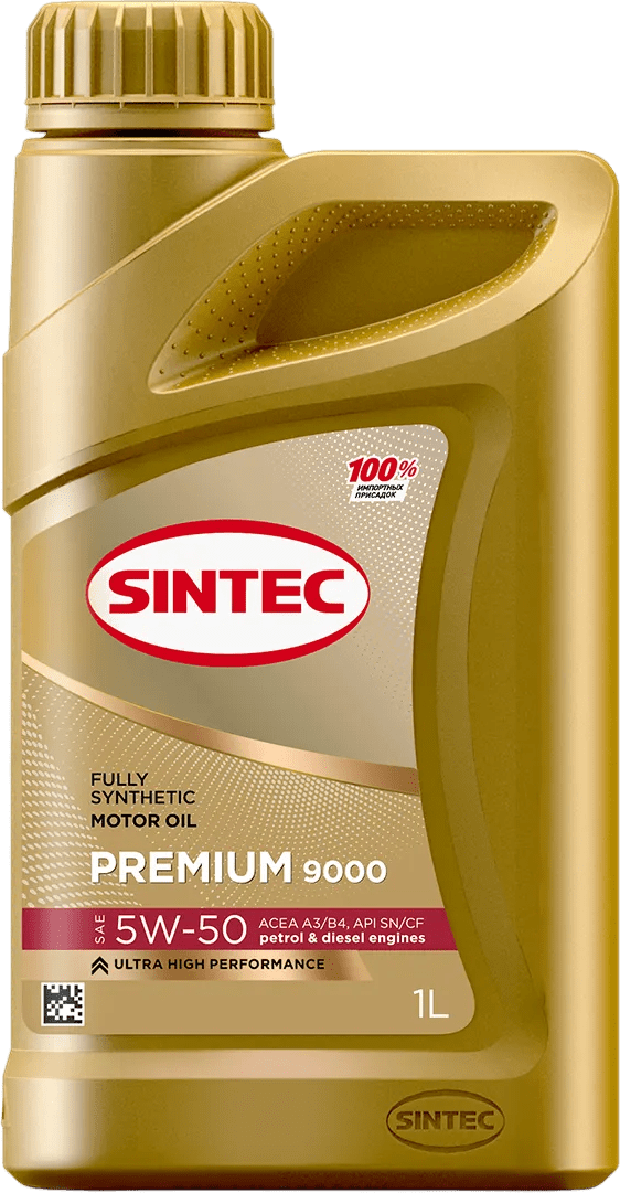 Моторное масло SINTEC PREMIUM 9000 5W-50 1 литр