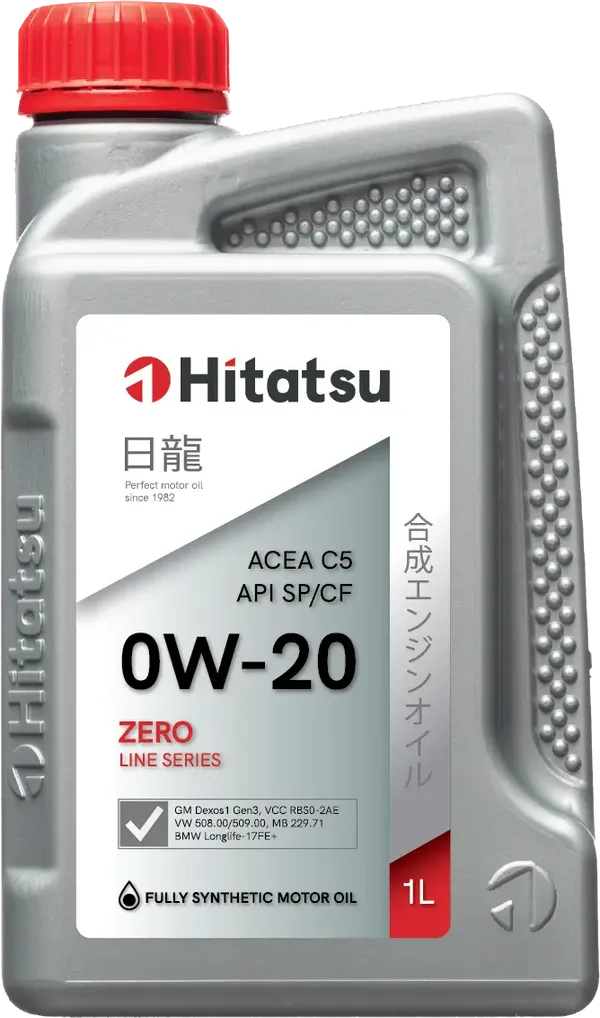 Моторное масло Hitatsu Zero Line Series 0W-20 1 литр Моторное масло Hitatsu Zero Line Series 0W-20 1 литр