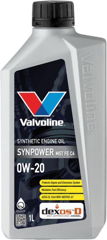 Моторное масло Valvoline SynPower MST FE 0W-20 1 литр