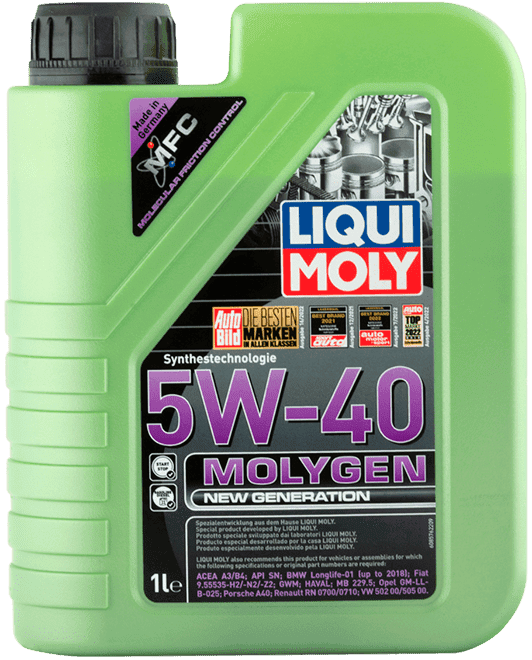 Моторное масло LIQUI MOLY Molygen New Generation 5W-40 1 литр