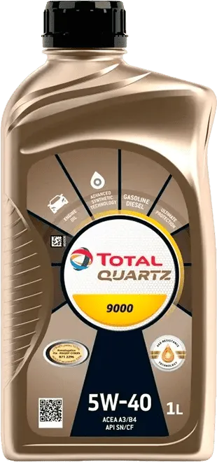 Моторное масло Total Quartz 9000 5W-40 1 литр