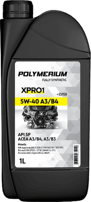 Моторное масло Polymerium XPRO1 5W-40 1 литр