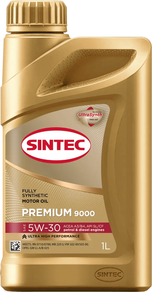 Моторное масло SINTEC PREMIUM 9000 5W-30 1 литр