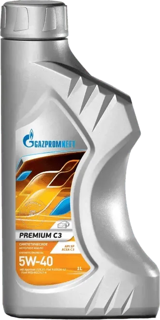 Моторное масло Gazpromneft Premium C3 5W-40 1 литр