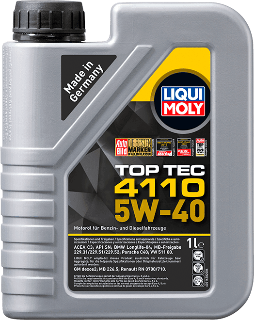 Моторное масло LIQUI MOLY Top Tec 4110 5W-40 1 литр