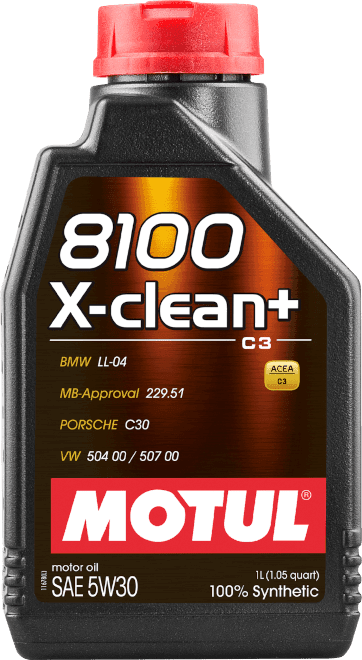 Моторное масло Motul 8100 X-CLEAN+ 5W-30 1 литр