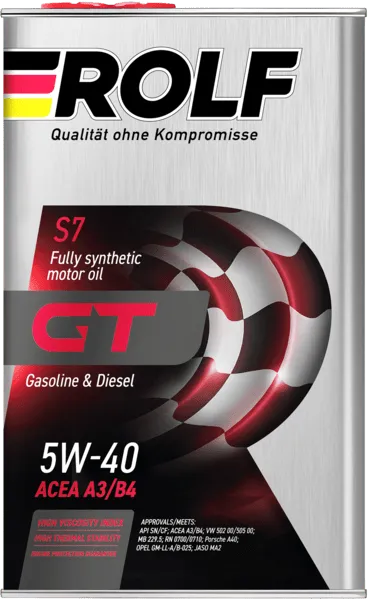 Моторное масло Rolf GT 5W-40 1 литр Моторное масло Rolf GT 5W-40 1 литр
