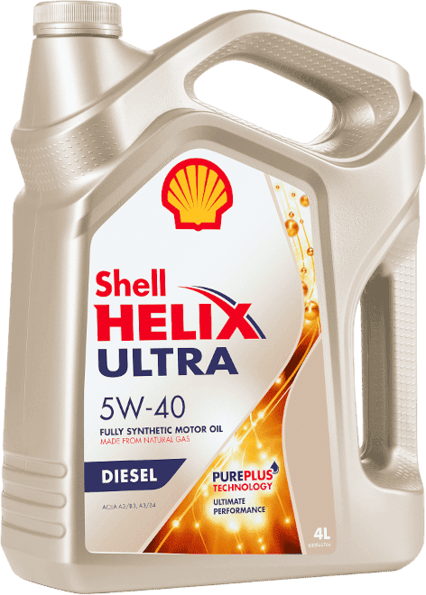 Моторное масло SHELL Helix Ultra Diesel 5W-40 4 литра