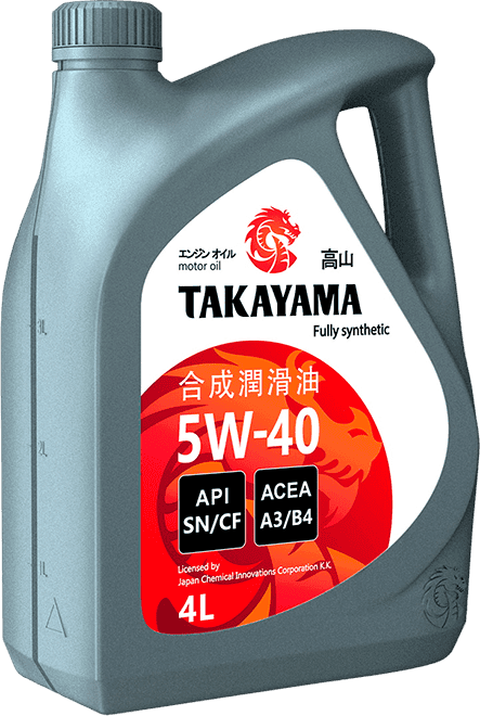 Моторное масло TAKAYAMA SAE 5W-40 4 литра