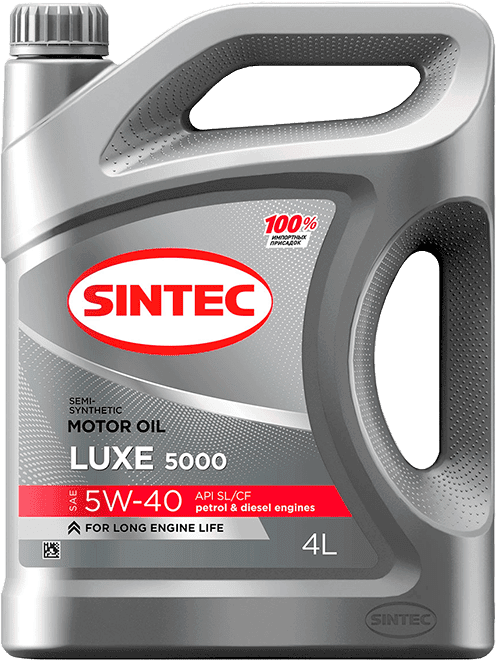 Моторное масло SINTEC LUXE 5000 5W-40 4 литра