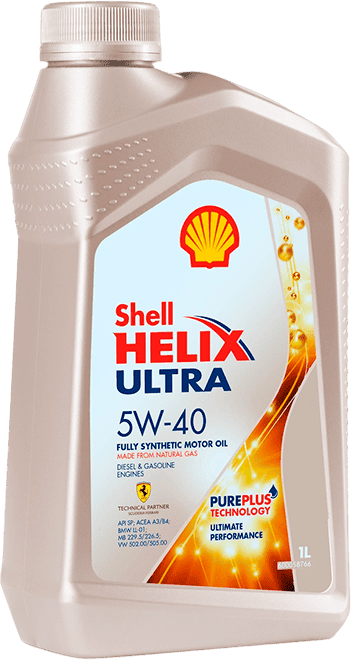 Моторное масло SHELL Helix Ultra 5W-40 1 литр