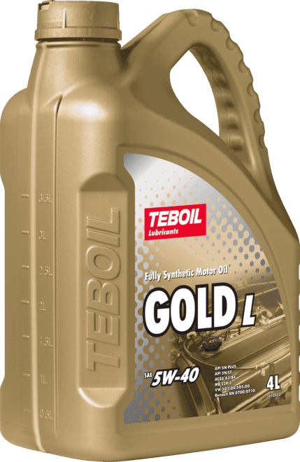 Моторное масло Teboil GOLD L 5W-40 4 литра