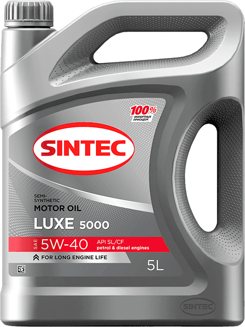 Моторное масло SINTEC LUXE 5W-40 5 литров