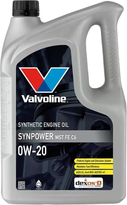 Моторное масло Valvoline SynPower MST FE 0W-20 4 литра