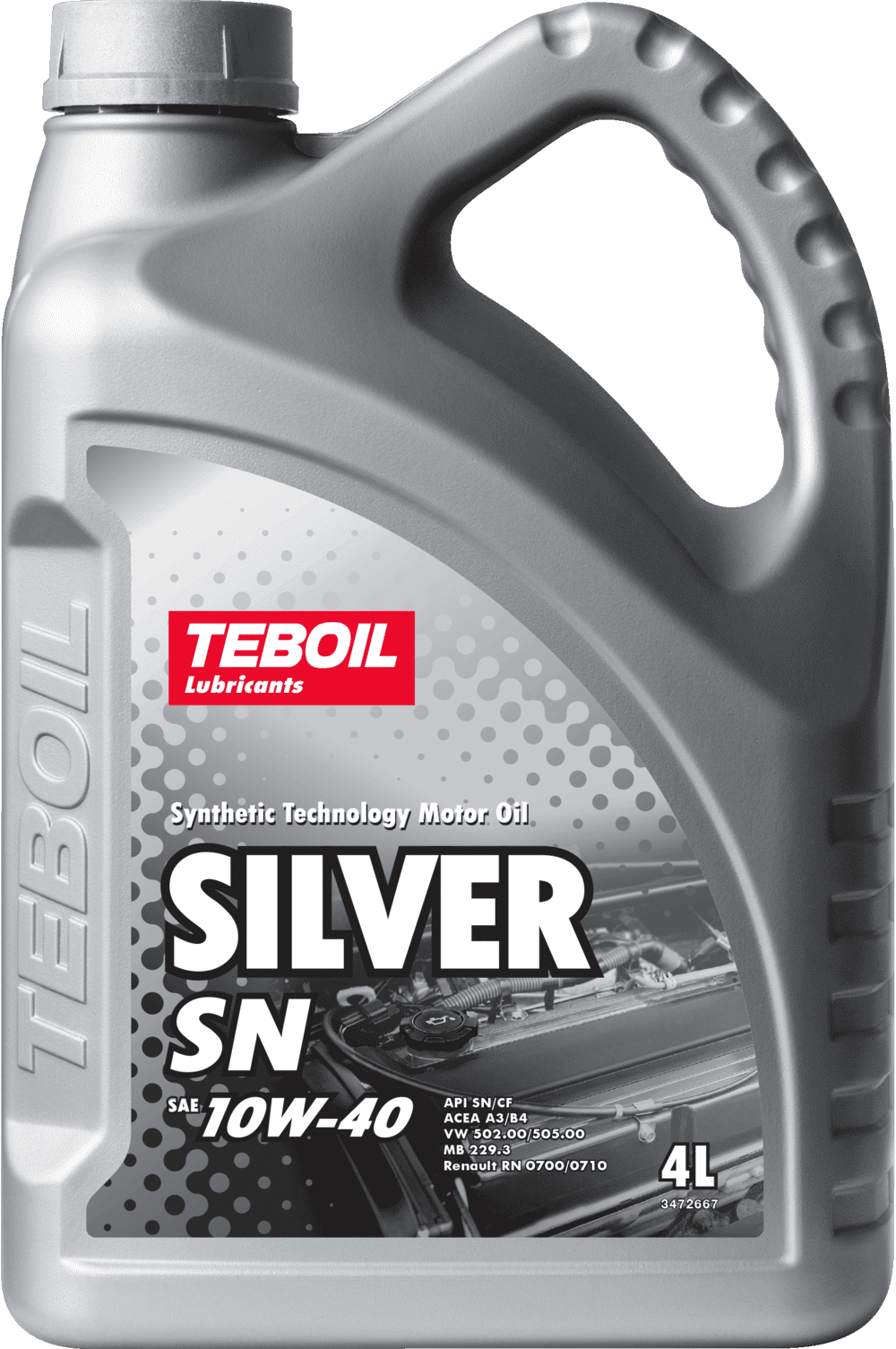 Моторное масло Teboil SILVER SN 10W-40 4 литра