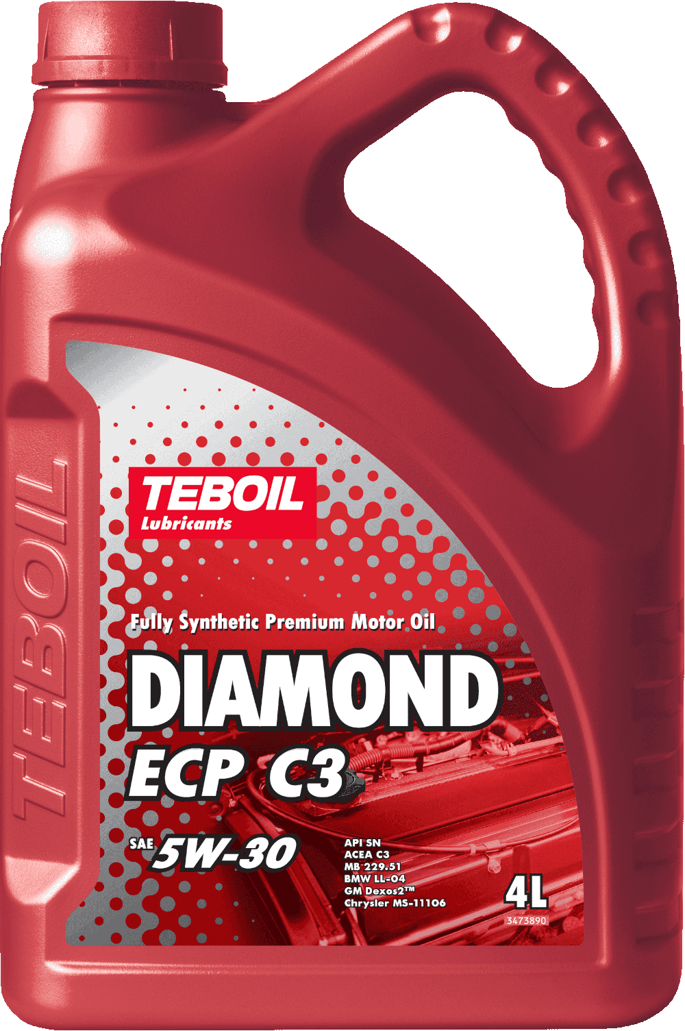 Моторное масло Teboil DIAMOND ECP 5W-30 4 литра