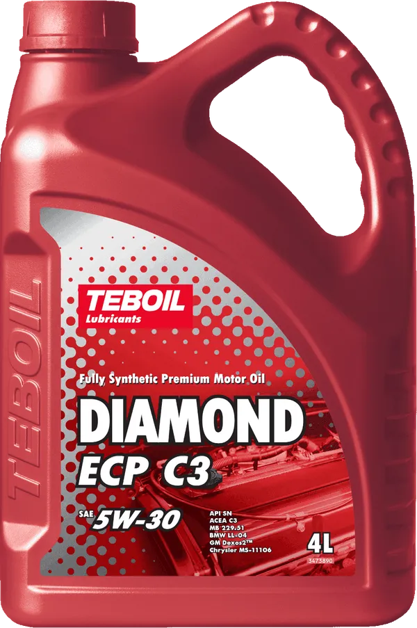 Моторное масло Teboil DIAMOND ECP 5W-30 4 литра Моторное масло Teboil DIAMOND ECP 5W-30 4 литра